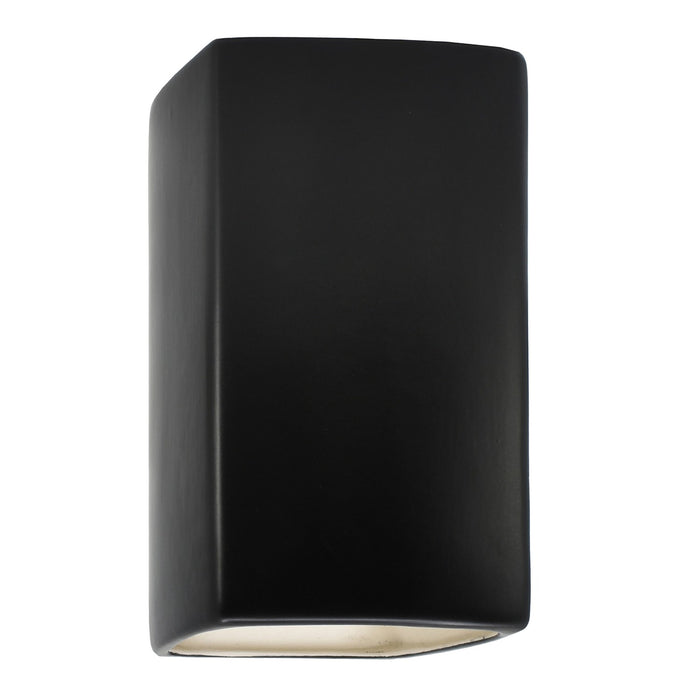 Justice Designs - CER-5955-CRB-LED2-2000 - LED Wall Sconce - Ambiance - Carbon - Matte Black