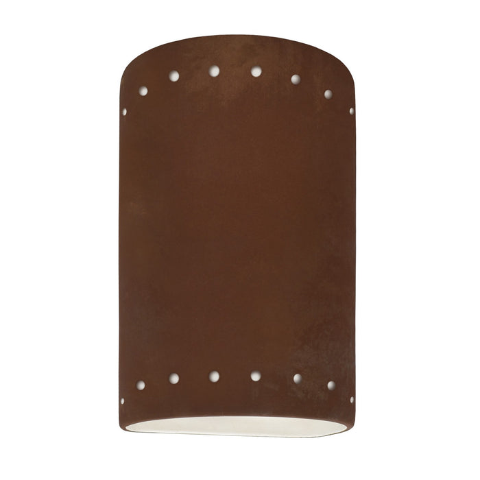 Justice Designs - CER-5995-RRST-LED1-1000 - LED Wall Sconce - Ambiance - Real Rust