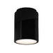 Justice Designs - CER-6100W-BLK - Flush-Mount - Radiance - Gloss Black