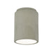 Justice Designs - CER-6100W-CKC-LED1-1000 - LED Flush-Mount - Radiance - Celadon Green Crackle