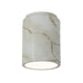 Justice Designs - CER-6100W-STOC-LED1-1000 - LED Flush-Mount - Radiance - Carrara Marble