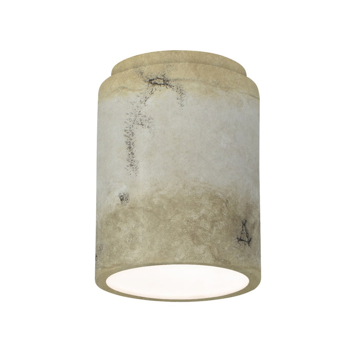 Justice Designs - CER-6100W-TRAG-LED1-1000 - LED Flush-Mount - Radiance - Greco Travertine