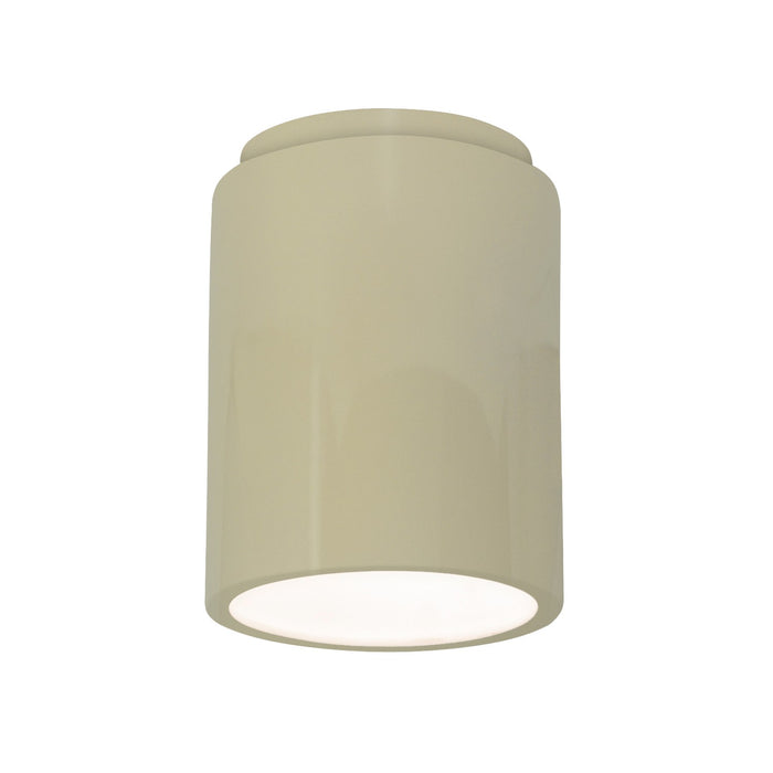 Justice Designs - CER-6100W-VAN - Flush-Mount - Radiance - Vanilla (Gloss)