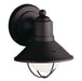 Kichler - 9021BK - One Light Outdoor Wall Mount - Seaside - Black