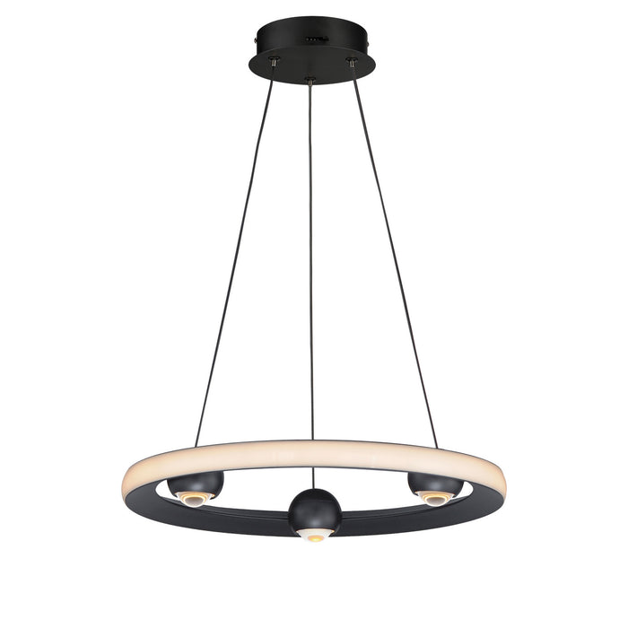 ET2 - E23511-BK - LED Pendant - Nodes - Black