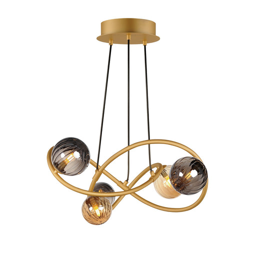 ET2 - E24185-148GLD - LED Chandelier - Planetary - Gold