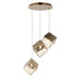 ET2 - E24683-26FG - LED Pendant - Ice Cube - French Gold