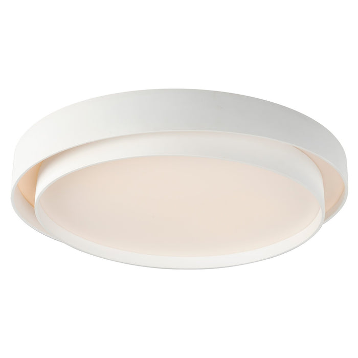 ET2 - E51046-WT - LED Flush Mount - Ziggurat - White