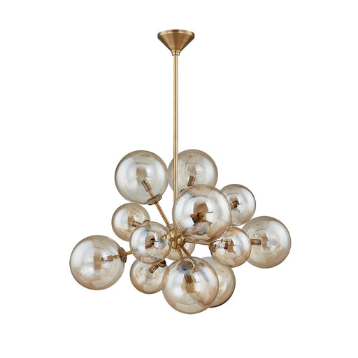 Troy Lighting - F1027-PBR - 13 Light Chandelier - Santee - Patina Brass