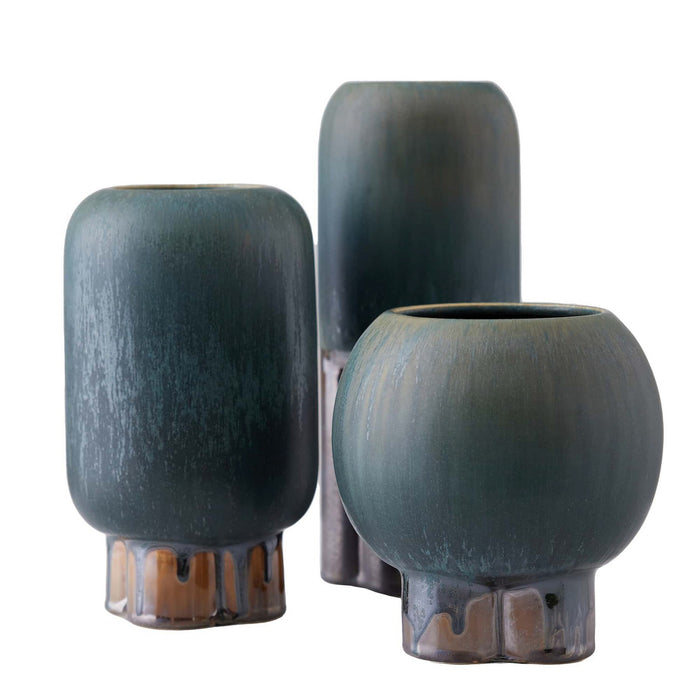 Arteriors - AVC01 - Vases, Set of 3 - Tutwell - Forest Reactive