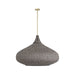 Arteriors - DMS05 - One Light Pendant - Tulum - Black