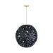 Arteriors - DMS06 - One Light Pendant - Trai - Black