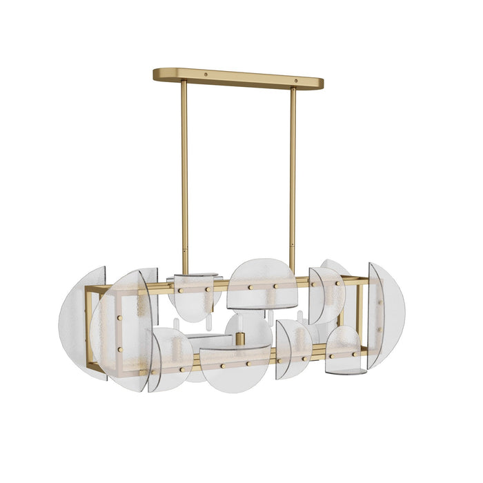 Arteriors - DRI01 - Seven Light Chandelier - Tilley - Antique Brass