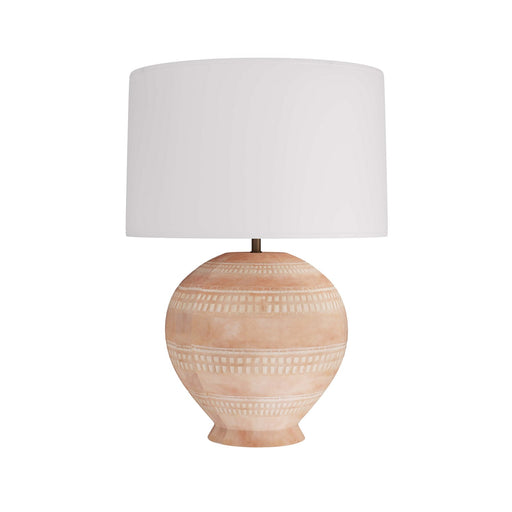 Arteriors - PTS02-127 - One Light Table Lamp - Tahoe - White Wash Terracotta