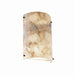 Justice Designs - ALR-5542W-DBRZ - One Light Outdoor Wall Sconce - Alabaster Rocks - Dark Bronze