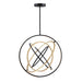 Artcraft - AC6746BB - LED Pendant - Trilogy - Black and Gold