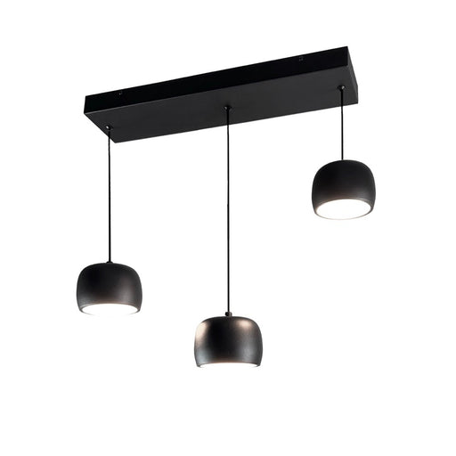 Artcraft - AC6783BK - LED Pendant - Onyx - Black