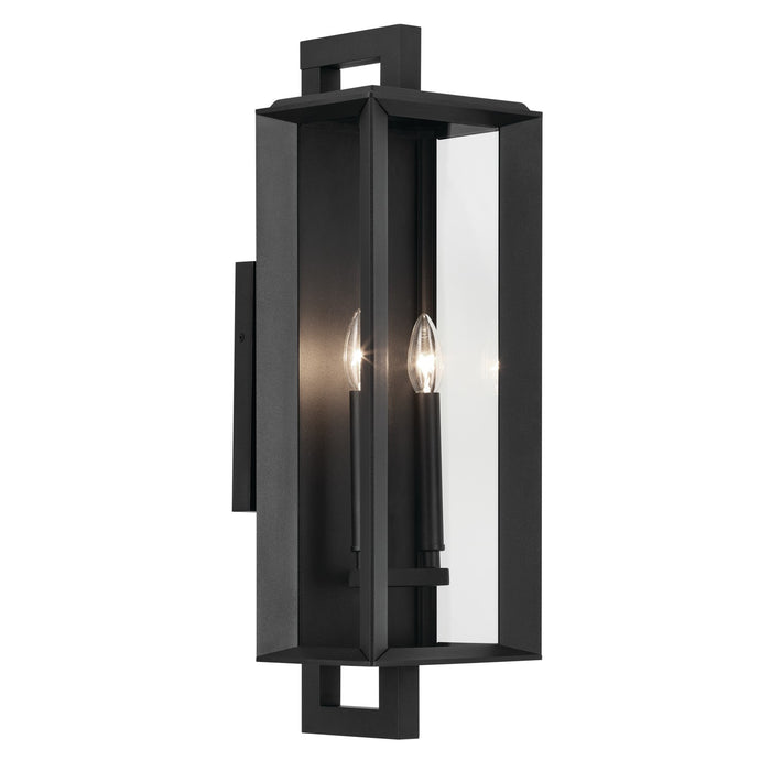 Kichler - 59133BKT - Two Light Outdoor Wall Mount - Kroft - Textured Black