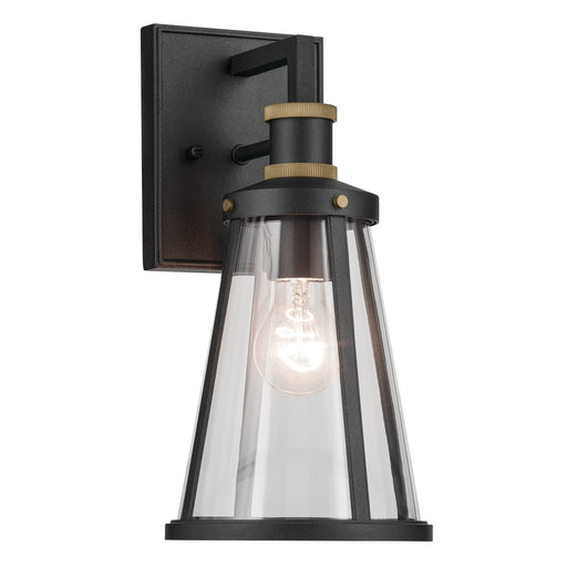 Kichler - 59146BKT - One Light Outdoor Wall Mount - Talman - Textured Black