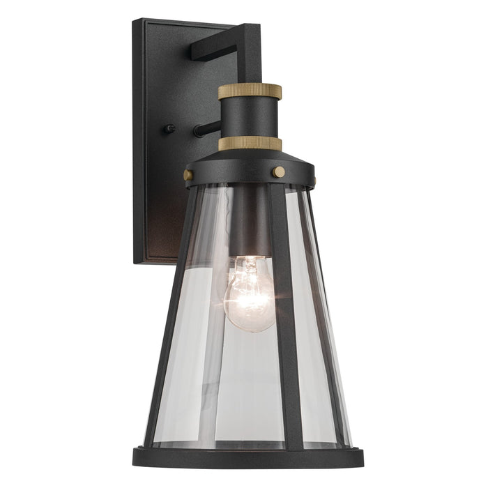 Kichler - 59147BKT - One Light Outdoor Wall Mount - Talman - Textured Black