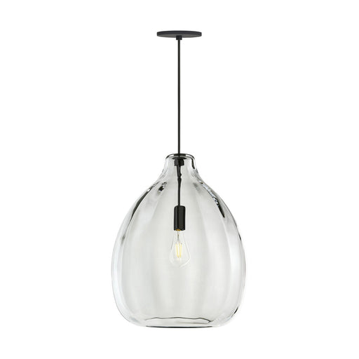 Visual Comfort Modern - 700TDHARPCB - One Light Pendant - Harper - Black