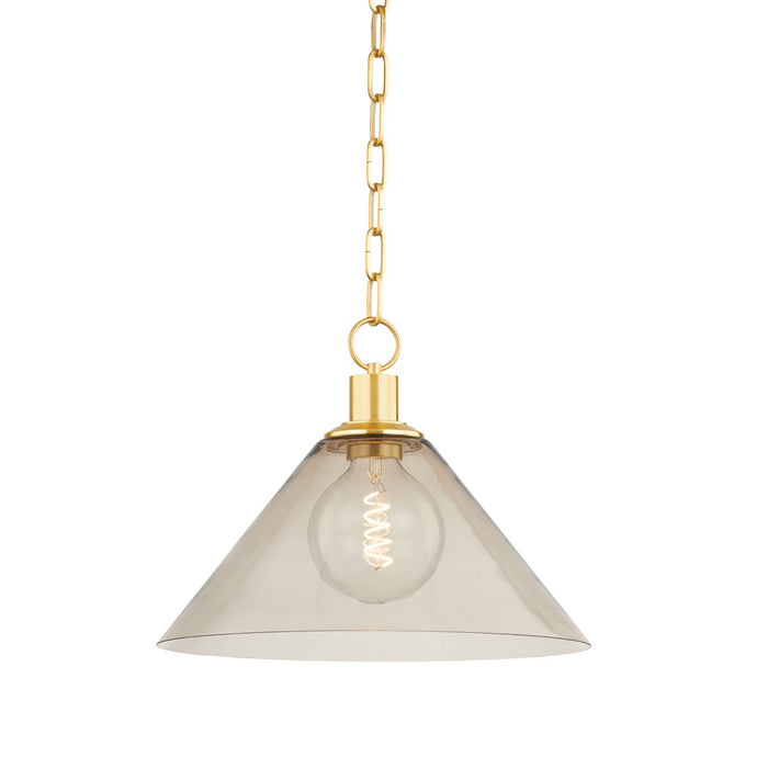 Mitzi - H829701L-AGB - One Light Pendant - Anniebee - Aged Brass