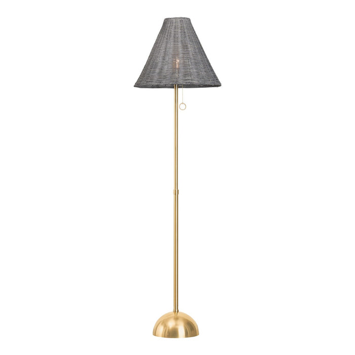 Mitzi - HL825401-AGB - One Light Floor Lamp - Destiny - Aged Brass