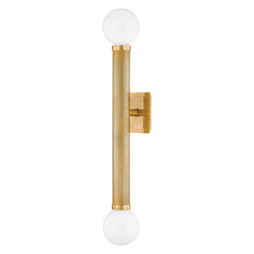 Corbett Lighting - 373-02-VB - Two Light Wall Sconce - Pienza - Vintage Brass