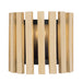 Varaluz - 387W01MBH - One Light Wall Sconce - Suratto - Matte Black/Honey Blonde