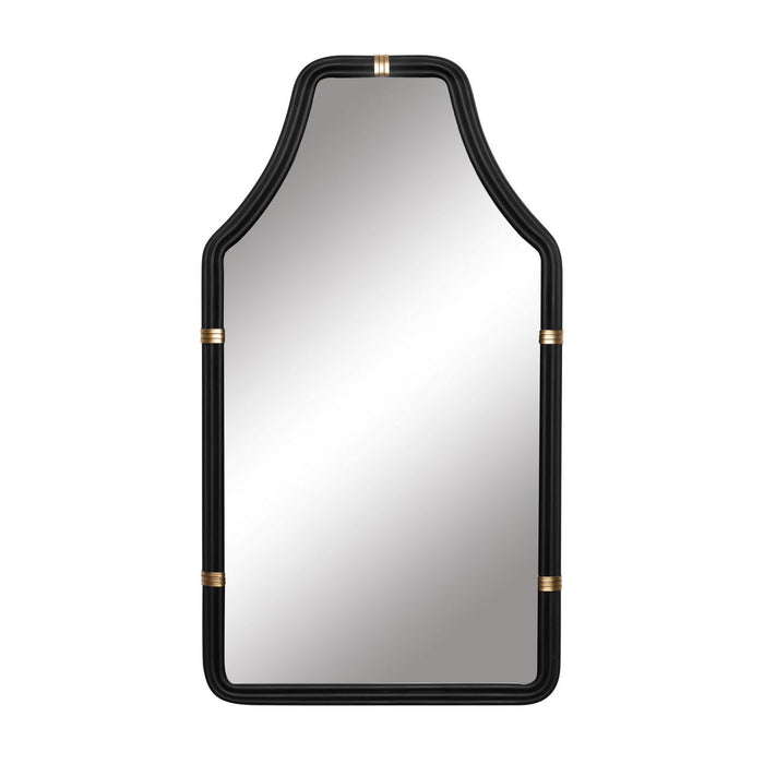 Varaluz - 407MI08MBFG - Mirror - Federal Case - Matte Black/French Gold