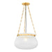 Hudson Valley - 1117-AGB - One Light Pendant - Granby - Aged Brass