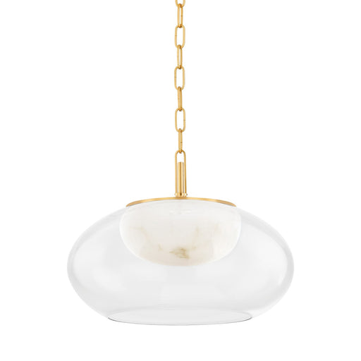 Hudson Valley - 9017-AGB - LED Pendant - Moore - Aged Brass