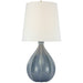 Visual Comfort Signature - ARN 3628PBC-L - LED Table Lamp - Rana - Polar Blue Crackle