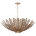 Visual Comfort Signature - ARN 5013BSL - LED Chandelier - Hampton - Burnished Silver Leaf