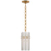 Visual Comfort Signature - ARN 5123HAB-ALB - One Light Pendant - Bonnington - Hand-Rubbed Antique Brass