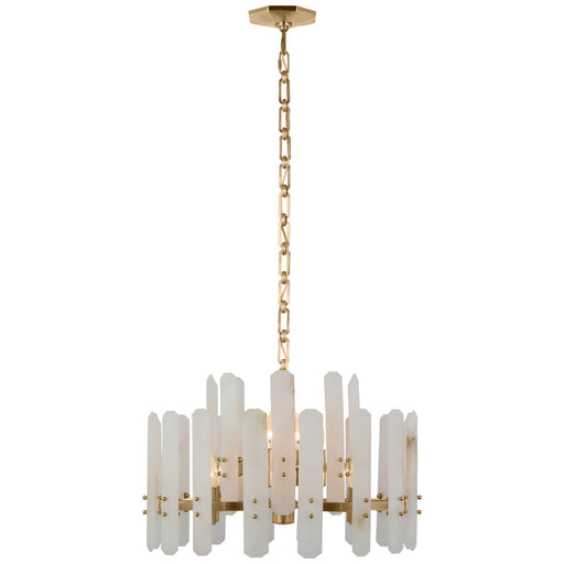 Visual Comfort Signature - ARN 5124HAB-ALB - 12 Light Chandelier - Bonnington - Hand-Rubbed Antique Brass