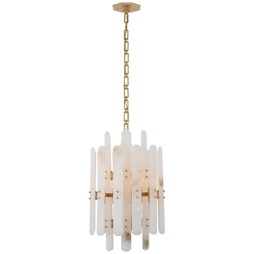 Visual Comfort Signature - ARN 5128HAB-ALB - 12 Light Chandelier - Bonnington - Hand-Rubbed Antique Brass