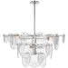 Visual Comfort Signature - ARN 5450PN-CSG - Nine Light Chandelier - Loire - Polished Nickel