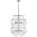 Visual Comfort Signature - ARN 5451PN-CSG - Six Light Chandelier - Loire - Polished Nickel