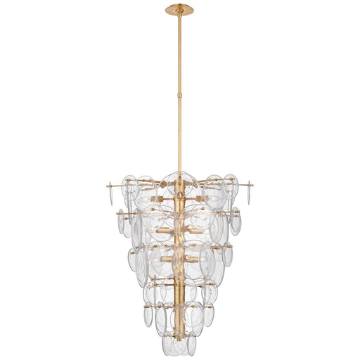 Visual Comfort Signature - ARN 5452G-CSG - 12 Light Chandelier - Loire - Gild