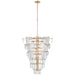 Visual Comfort Signature - ARN 5452G-CSG - 12 Light Chandelier - Loire - Gild