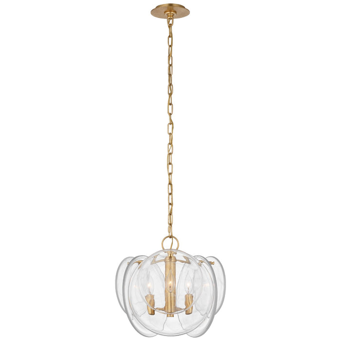 Visual Comfort Signature - ARN 5453G-CSG - Three Light Chandelier - Loire - Gild