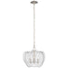 Visual Comfort Signature - ARN 5453PN-CSG - Three Light Chandelier - Loire - Polished Nickel