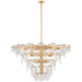 Visual Comfort Signature - ARN 5454G-CSG - LED Chandelier - Loire - Gild