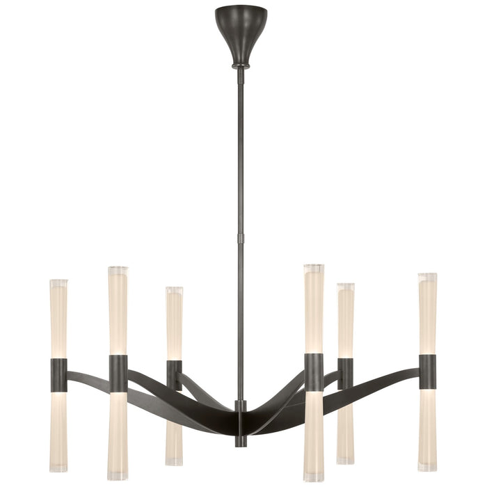 Visual Comfort Signature - ARN 5470BZ-WG - LED Chandelier - Brenta - Bronze