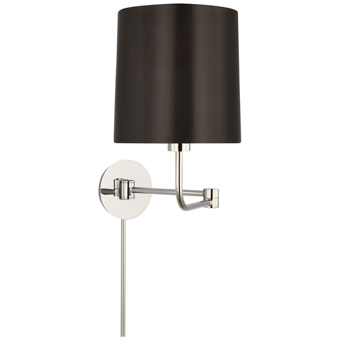 Visual Comfort Signature - BBL 2095PN-BZ - LED Swing Arm Wall Light - Go Lightly - Polished Nickel