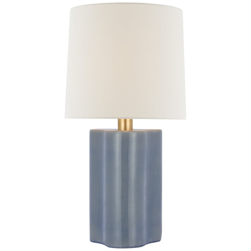 Visual Comfort Signature - BBL 3634PBC-L - LED Table Lamp - Lakepoint - Polar Blue Crackle