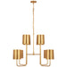 Visual Comfort Signature - BBL 5083G-G - LED Chandelier - Go Lightly - Gild