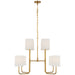 Visual Comfort Signature - BBL 5083SB-L - LED Chandelier - Go Lightly - Soft Brass