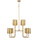 Visual Comfort Signature - BBL 5083SB-SB - LED Chandelier - Go Lightly - Soft Brass